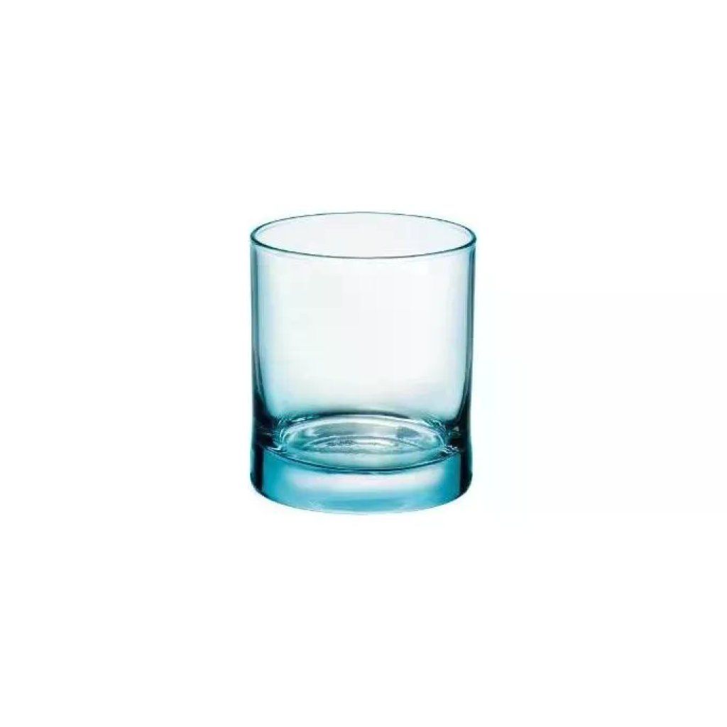 Bormioli Rocco Iride Set 3 Bicchieri da Acqua Azzurri 25 cl