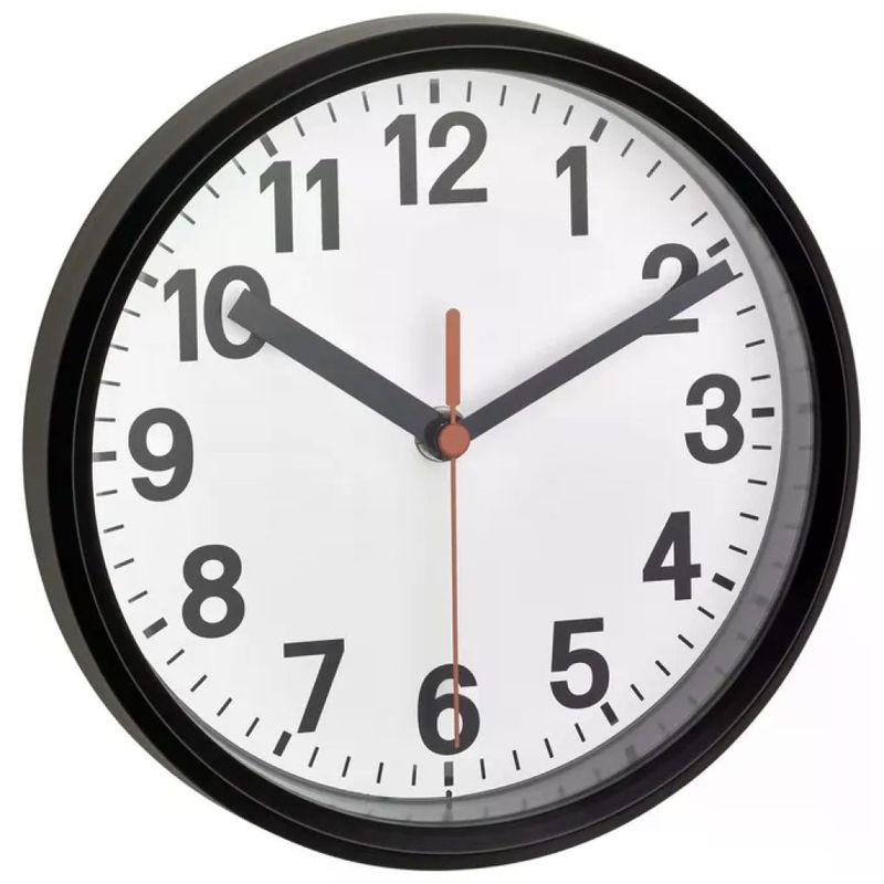 TFA-DOSTMANN TFA Dostmann Orologio da Parete Radiocontrollato Nero, 17,7 cm
