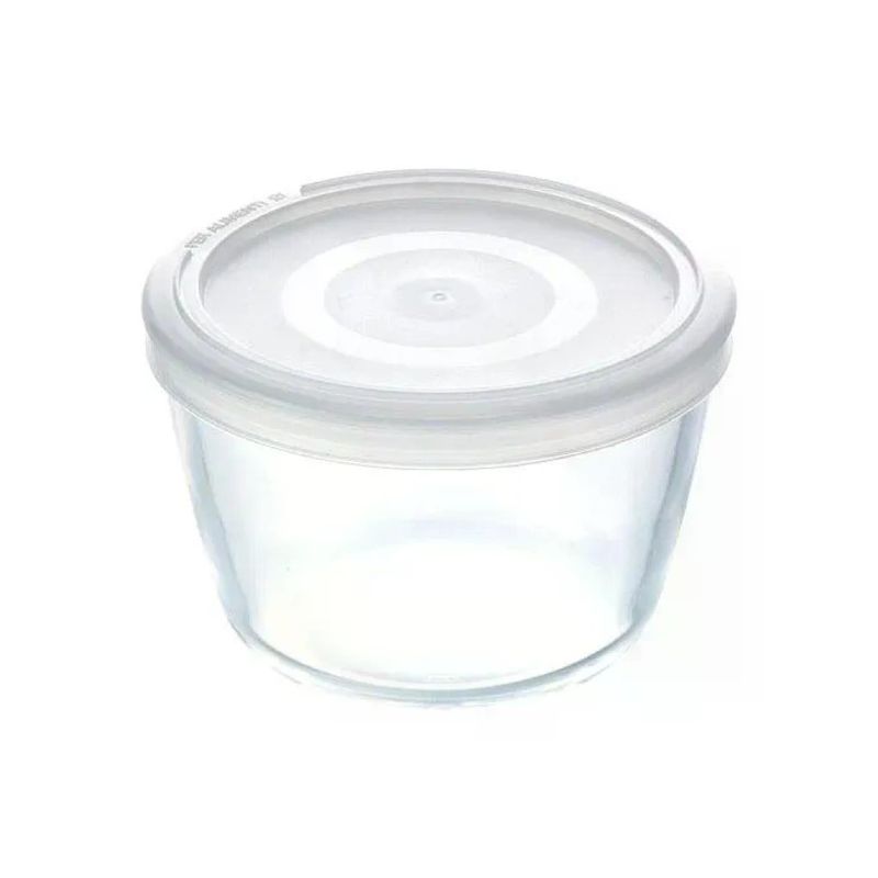 Pyrex Cook&Freeze Contenitore Tondo in Vetro con Coperchio, 1,6 L