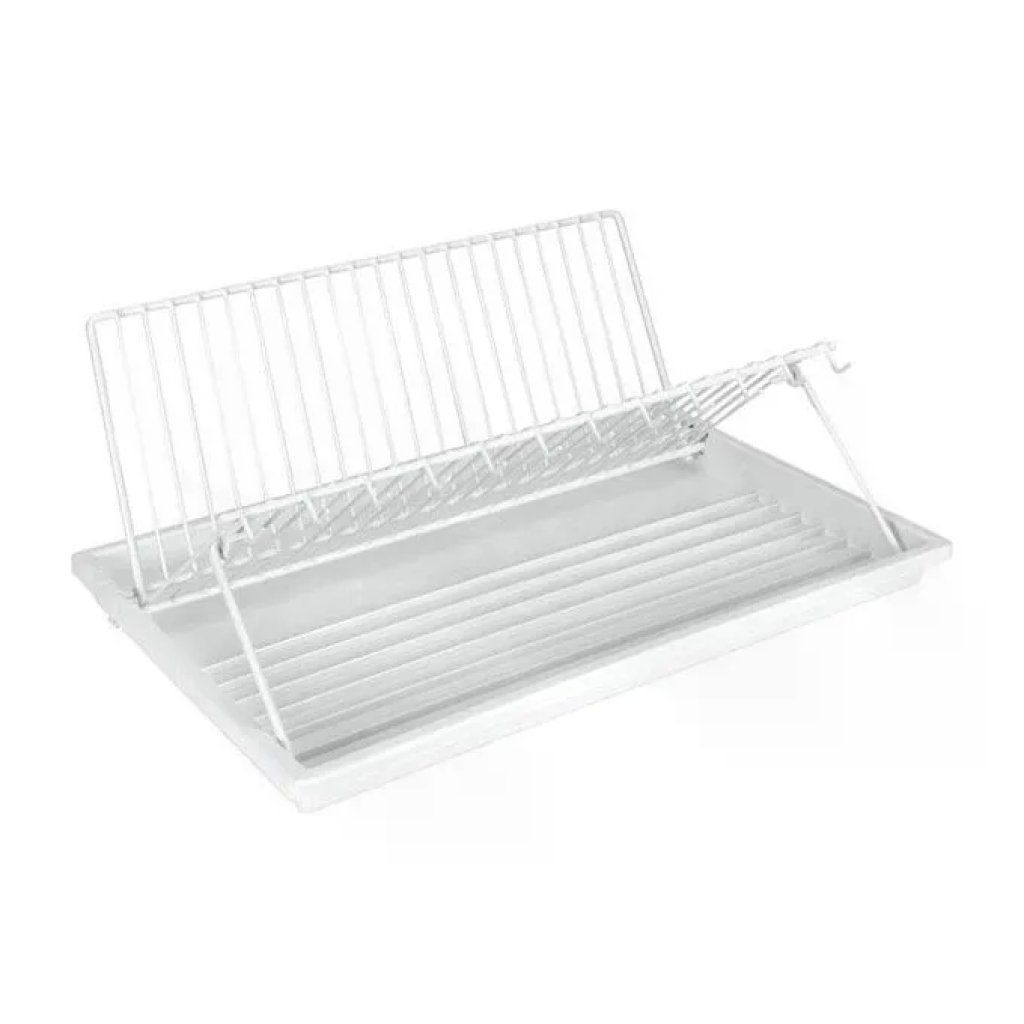 Metaltex Pratico Scolapiatti Pieghevole con Bacinella, 42 x 29 x 18 cm Metaltex Pratico Scolapiatti Pieghevole con Bacinella, 42 x 29 x 18 cm