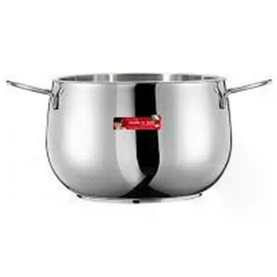 Inoxriv River Pentola in Acciaio Inox con 2 Manici, 26 cm