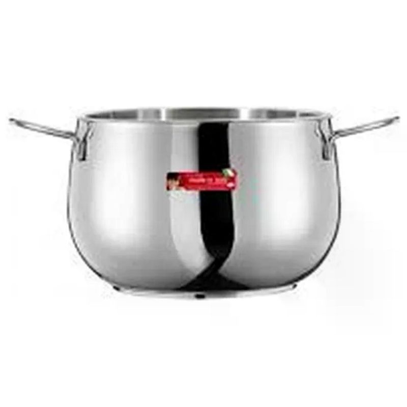 Inoxriv River Pentola in Acciaio Inox con 2 Manici, 26 cm