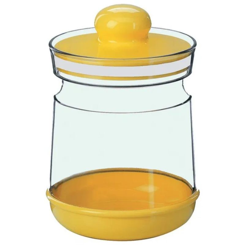 COSMOPLAST Barattolo tondo barocco COSMOPLAST da 750 ml, colori assortiti