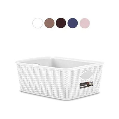 Stefanplast Elegance – Scatola organizer bianca 36 × 29 × 13 cm Stefanplast Elegance – Scatola organizer bianca 36 × 29 × 13 cm