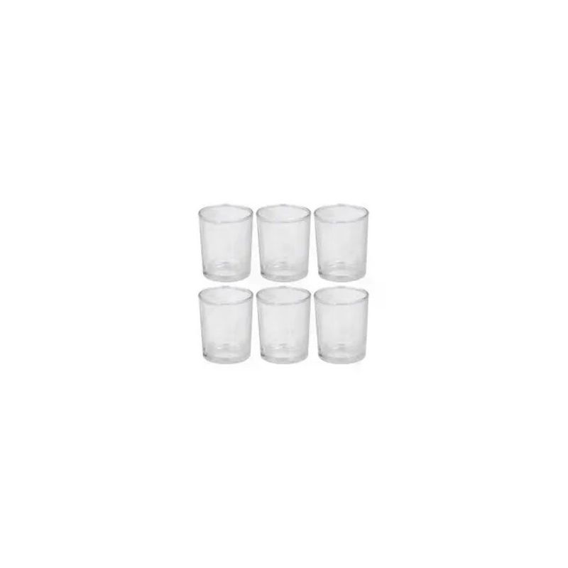 Alpina Set 6 Bicchieri da Aperitivo in Vetro, 100 ml