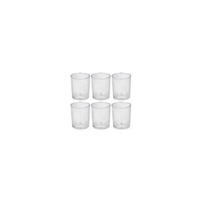 ALPINA Set 6 Bicchieri da Aperitivo in Vetro, 100 ml
