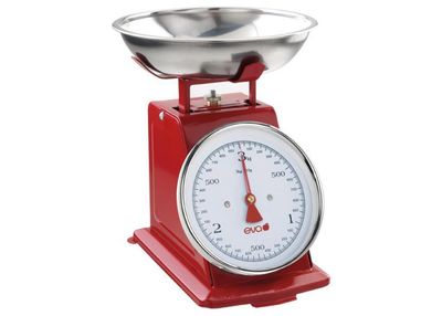 EVA Bilancia da Cucina Meccanica 3 kg Rossa EVA Bilancia da Cucina Meccanica 3 kg Rossa