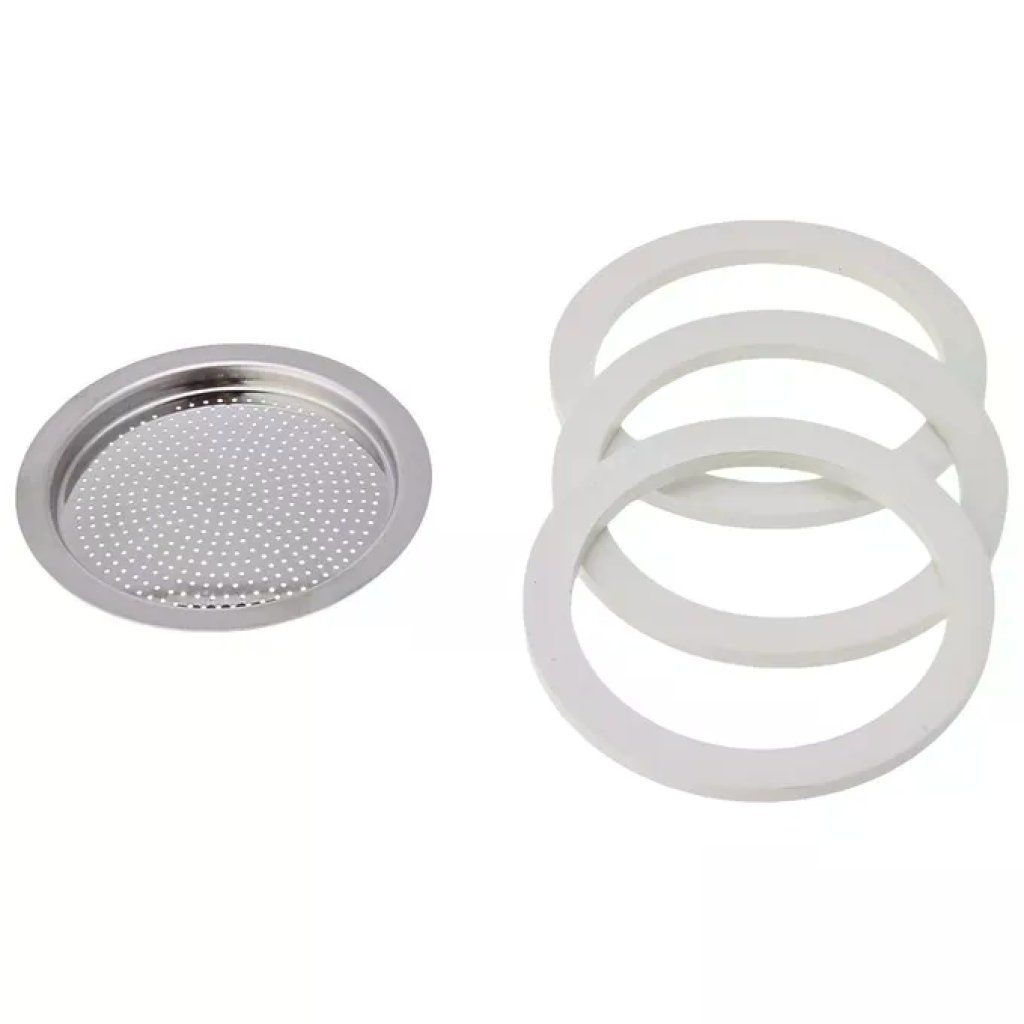 Bialetti Set Ricambi per Caffettiera Moka: Guarnizioni e Filtro