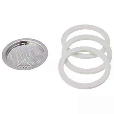 Bialetti Set Ricambi per Caffettiera Moka: Guarnizioni e Filtro Bialetti Set Ricambi per Caffettiera Moka: Guarnizioni e Filtro