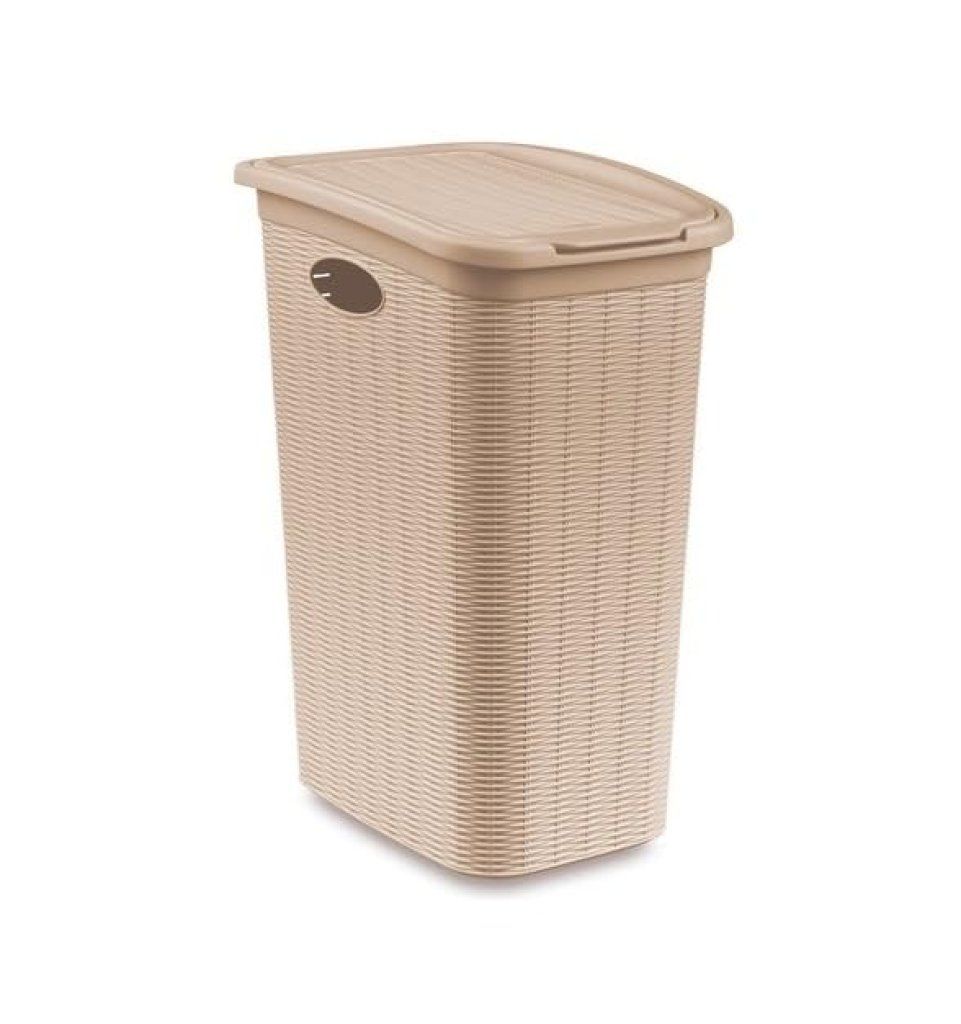 Stefanplast Elegance Cashmere – Cesto portabiancheria con coperchio