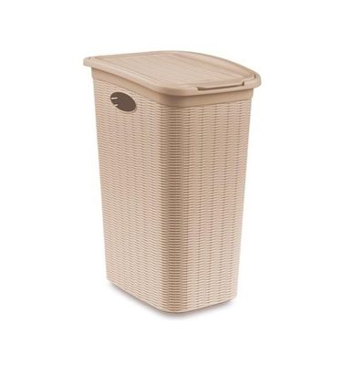 Stefanplast Elegance Cashmere – Cesto portabiancheria con coperchio