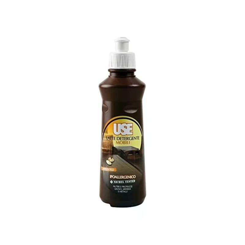 USE Latte Detergente per Mobili Pesca – 12 Flaconi da 250 ml