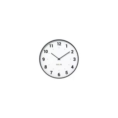 Explore Scientific RAC1003 Orologio da Parete Radiocontrollato Silenzioso, 25 cm, Bianco