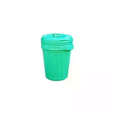 Vigor-Blinky Bidone per Immondizia 40 L in HDPE Verde con Coperchio Ermetico
