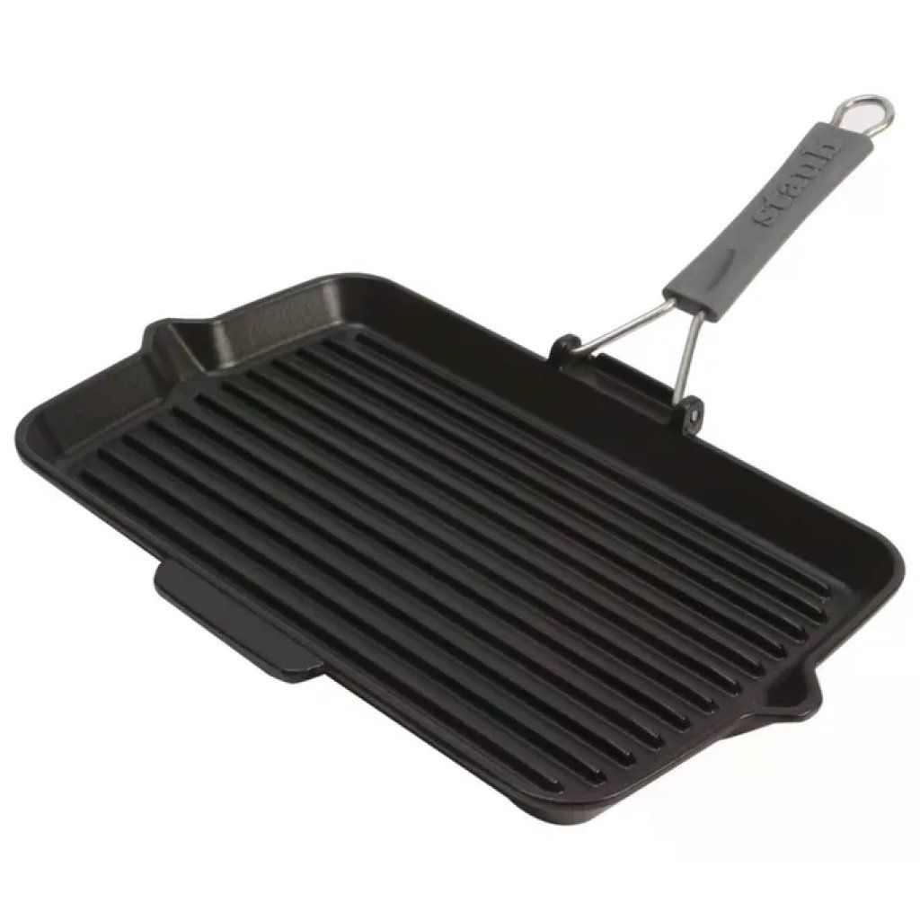 STAUB Bistecchiera Rettangolare in Ghisa 34 x 21 cm, Nero