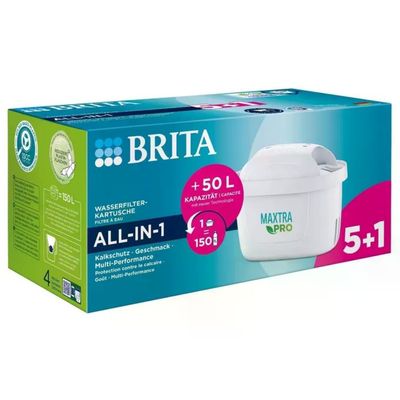 Brita Maxtra Pro Caraffa Filtrante Bianca con 6 Cartucce