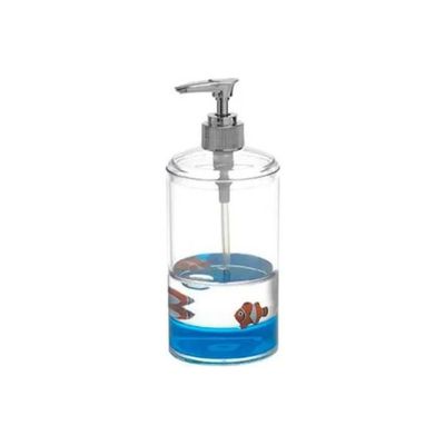 Gedy Pyxis dosasapone da appoggio 250 ml – trasparente con decoro acquario