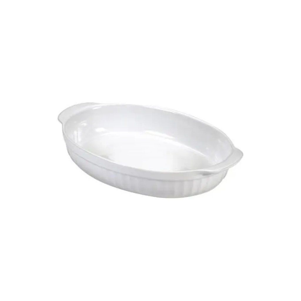 Guardini Pirofila Ovale in Ceramica Bianca 30 cm Guardini Pirofila Ovale in Ceramica Bianca 30 cm