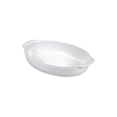 Guardini Pirofila Ovale in Ceramica Bianca 30 cm