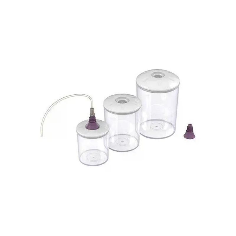 Magic Vac ACO1182 Set 3 Contenitori Sottovuoto BPA Free