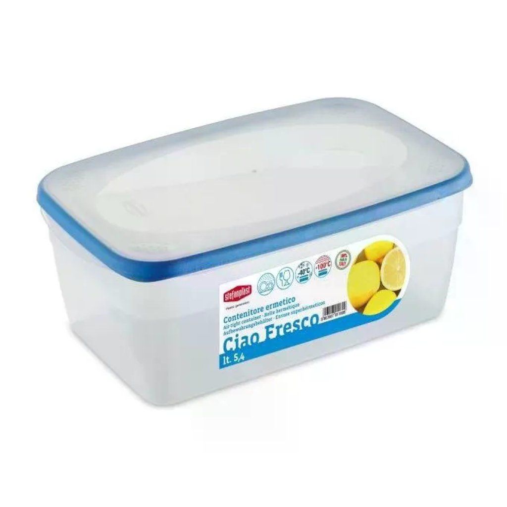 Stefanplast Contenitore Rettangolare per Alimenti 1,8 L, 20 × 15 × 10 cm