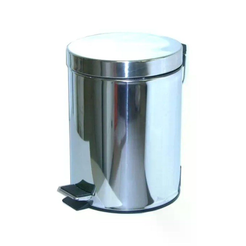 Lady Doc Pattumiera a Pedale in Acciaio Inox 5 L Lady Doc Pattumiera a Pedale in Acciaio Inox 5 L