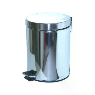 Lady Doc Pattumiera a Pedale in Acciaio Inox 5 L