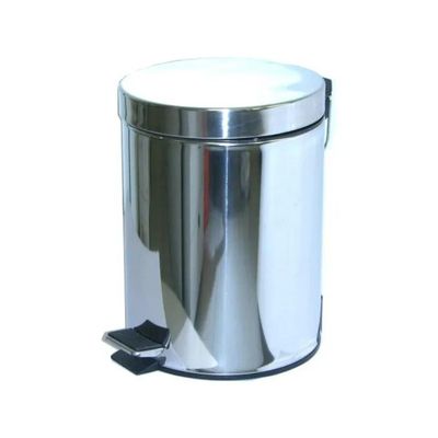 Lady Doc Pattumiera a Pedale in Acciaio Inox, 5 L