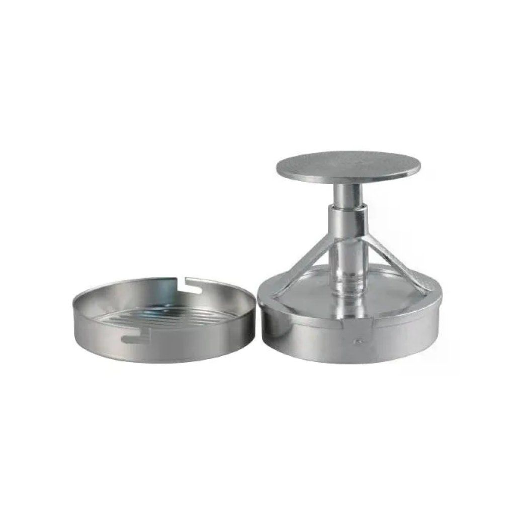Calder 2142 Stampo per Hamburger in Alluminio, 10 cm, Nero