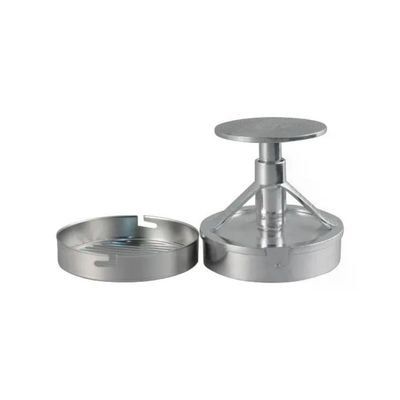 Calder 2142 Stampo per Hamburger in Alluminio, 10 cm, Nero