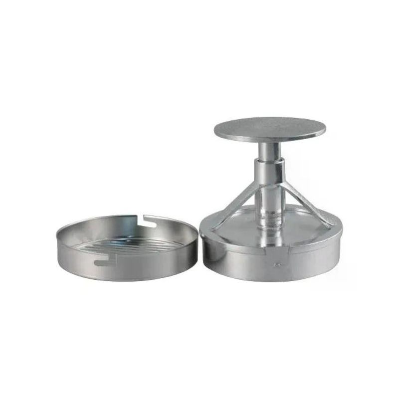 Calder 2142 Stampo per Hamburger in Alluminio, 10 cm, Nero Calder 2142 Stampo per Hamburger in Alluminio, 10 cm, Nero