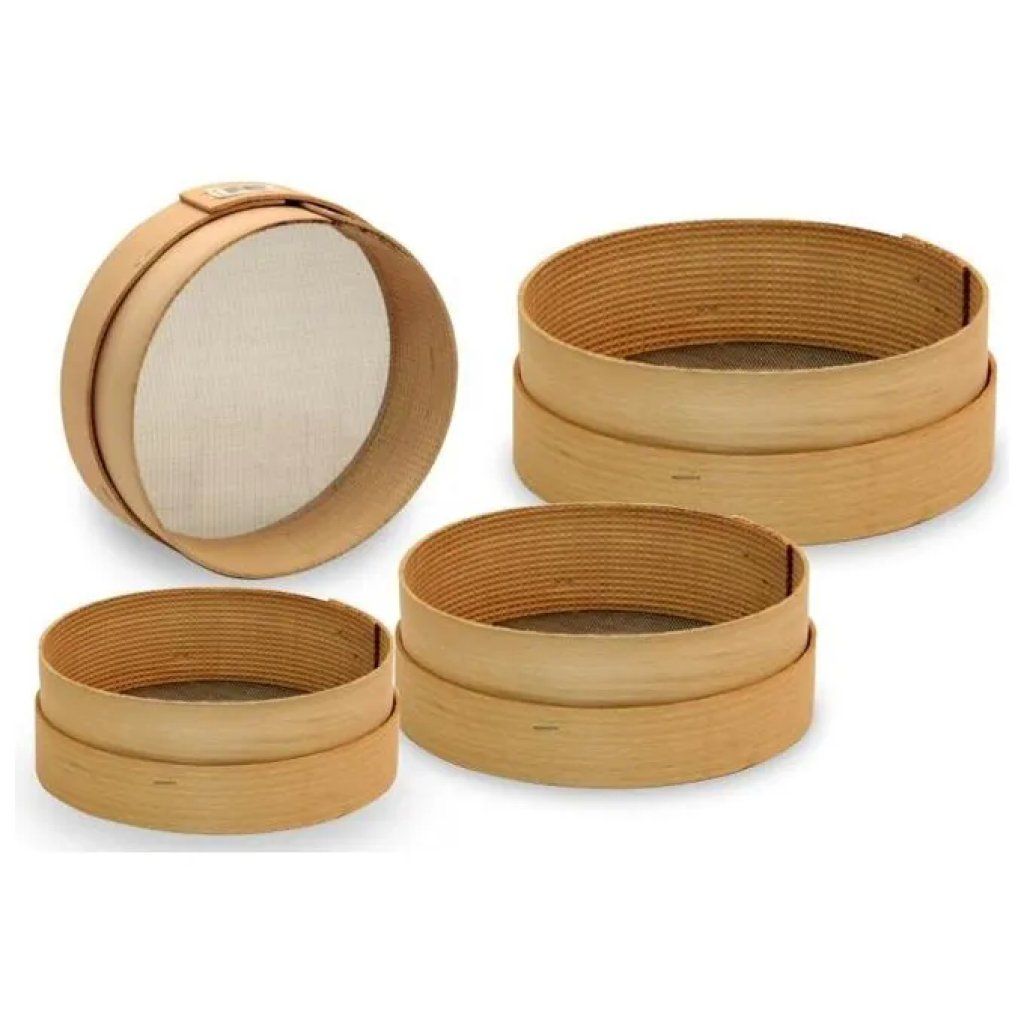 Colombo Setaccio da Cucina in Legno con Rete, 23 cm