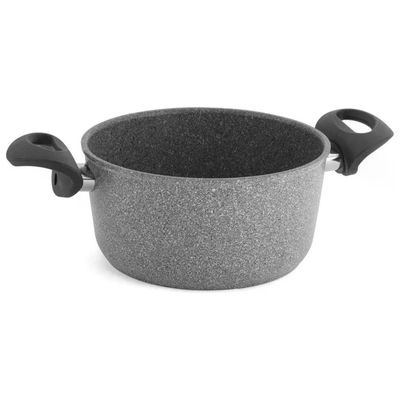 Ballarini 514627 Cortina Granitium Eco Casseruola 2 Manici 20 cm Antiaderente 5 Strati Induzione Ballarini 514627 Cortina Granitium Eco Casseruola 2 Manici 20 cm Antiaderente 5 Strati Induzione