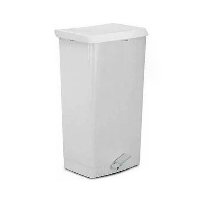 Giganplast Portabox bidone a pedale 60 L bianco