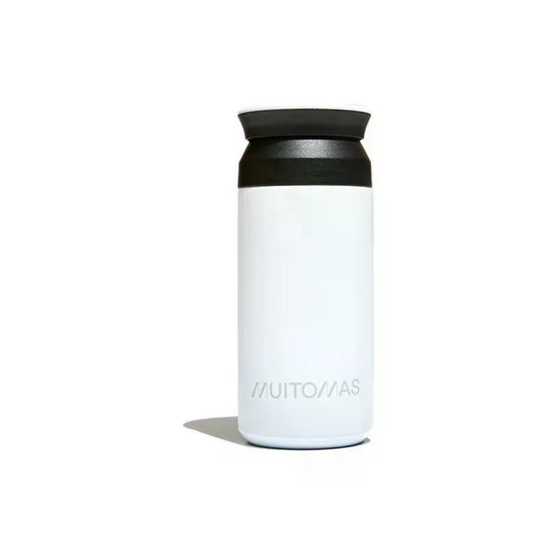 Muitomas Borraccia Termica in Acciaio Inox 350 ml Bianca