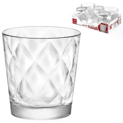 Bormioli Rocco Kaleido – Set 6 bicchieri da acqua in vetro, 24 cl