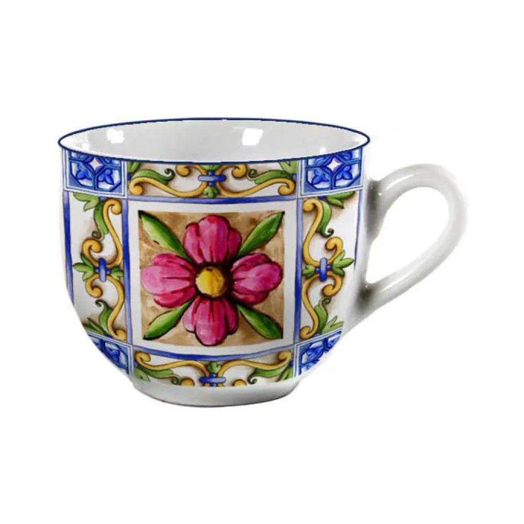 PASSIONECASA Set 6 Tazzine da Caffè in Porcellana Decorata PASSIONECASA Set 6 Tazzine da Caffè in Porcellana Decorata