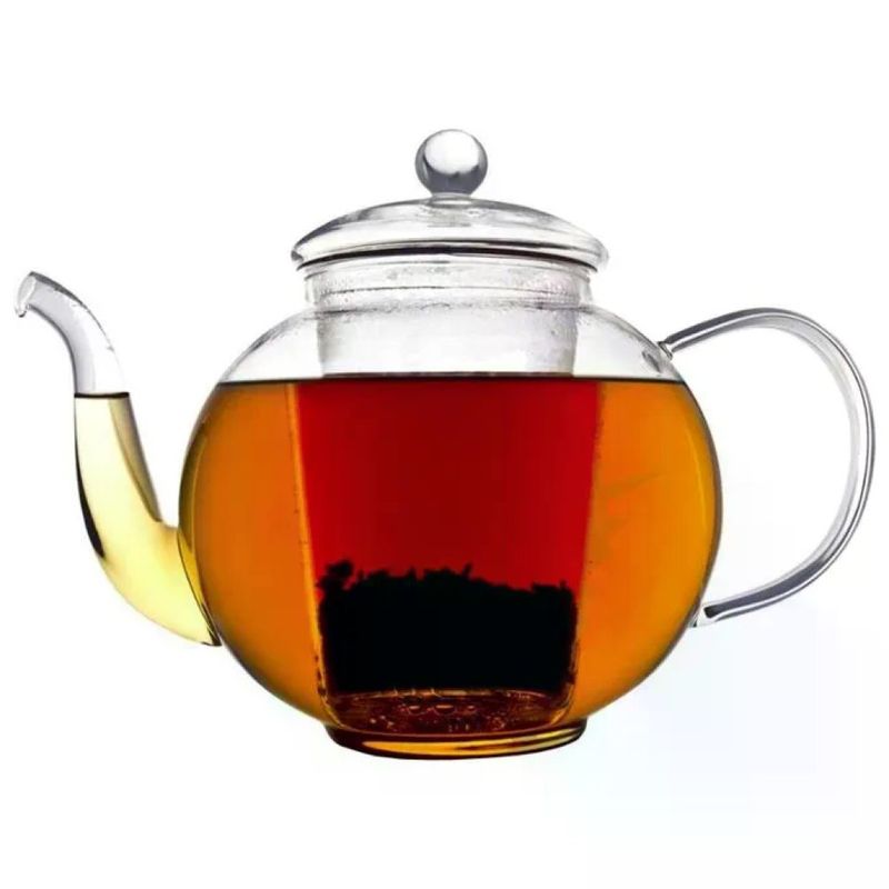 Bredemeijer Verona 1466 Teiera in Vetro Borosilicato 1,5 L con Filtro