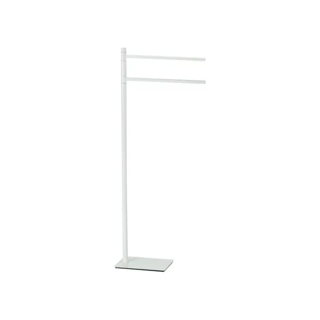 Gedy Tania TA3122 – Piantana porta asciugamani bianca a 2 bracci Gedy Tania TA3122 – Piantana porta asciugamani bianca a 2 bracci