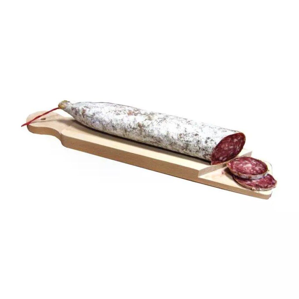 YEPPON Tagliere in Legno di Faggio per Salame 37 x 7,5 cm YEPPON Tagliere in Legno di Faggio per Salame 37 x 7,5 cm