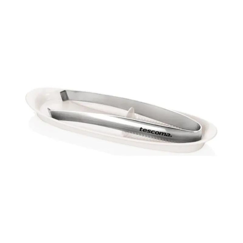 Tescoma Presto Pinza Leva Lische con Supporto, Acciaio Inox, 13 cm