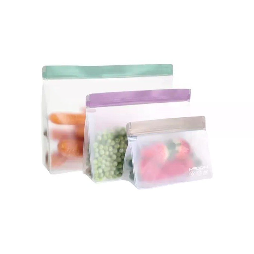 Pedrini Set di Sacchetti Riutilizzabili per Alimenti Pedrini Set di Sacchetti Riutilizzabili per Alimenti