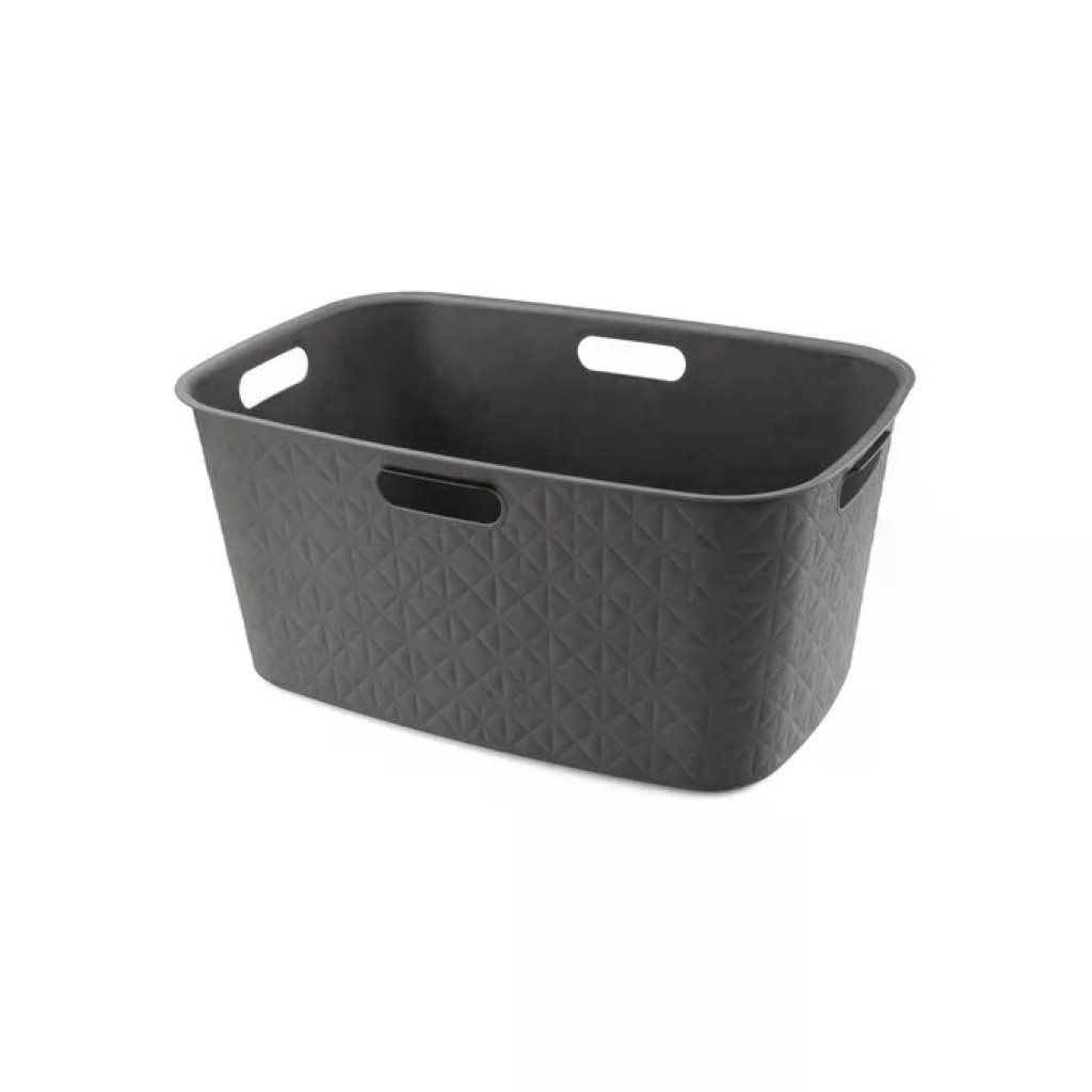 Curver Softex Cesto Portabiancheria 45 L Grigio Antracite