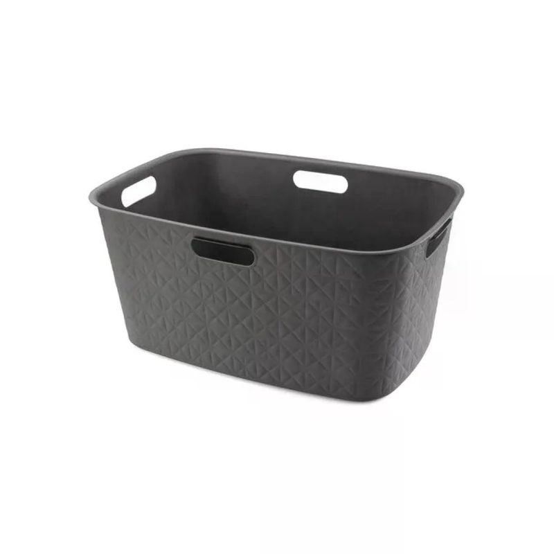 Curver Softex Cesto Portabiancheria 45 L Grigio Antracite