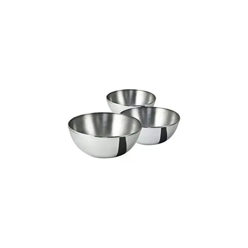 Abert Daily Plus – Set 3 ciotole in acciaio inox, 15, 20 e 23 cm
