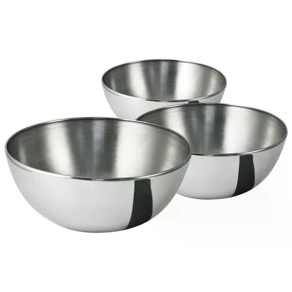 Abert Set 3 Ciotole Inox Daily Plus 15-20-23cm
