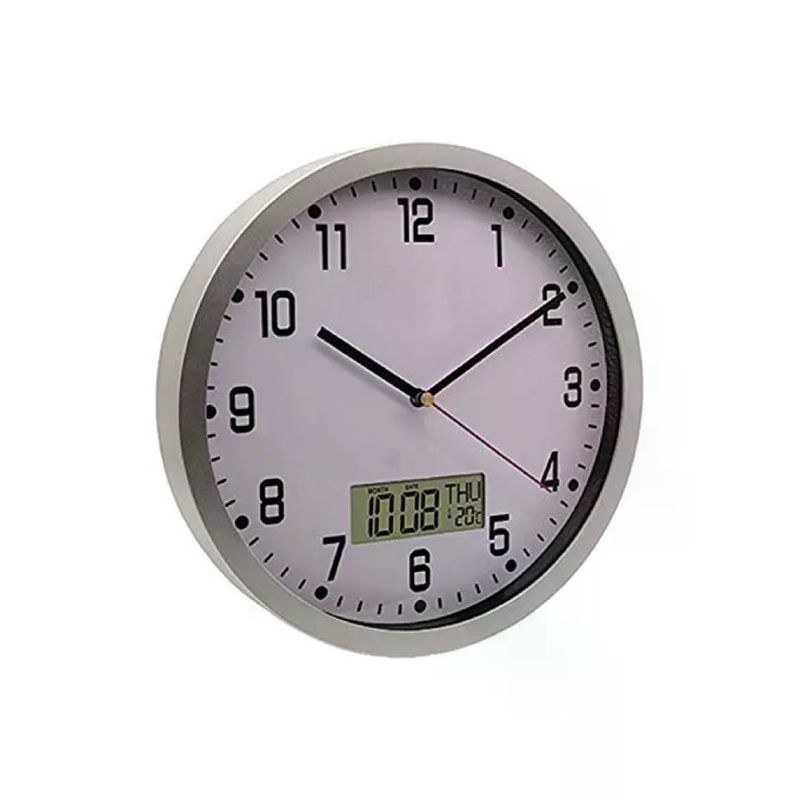 VIGOR-BLINKY Dali Orologio da Parete con Display LCD, 25 cm