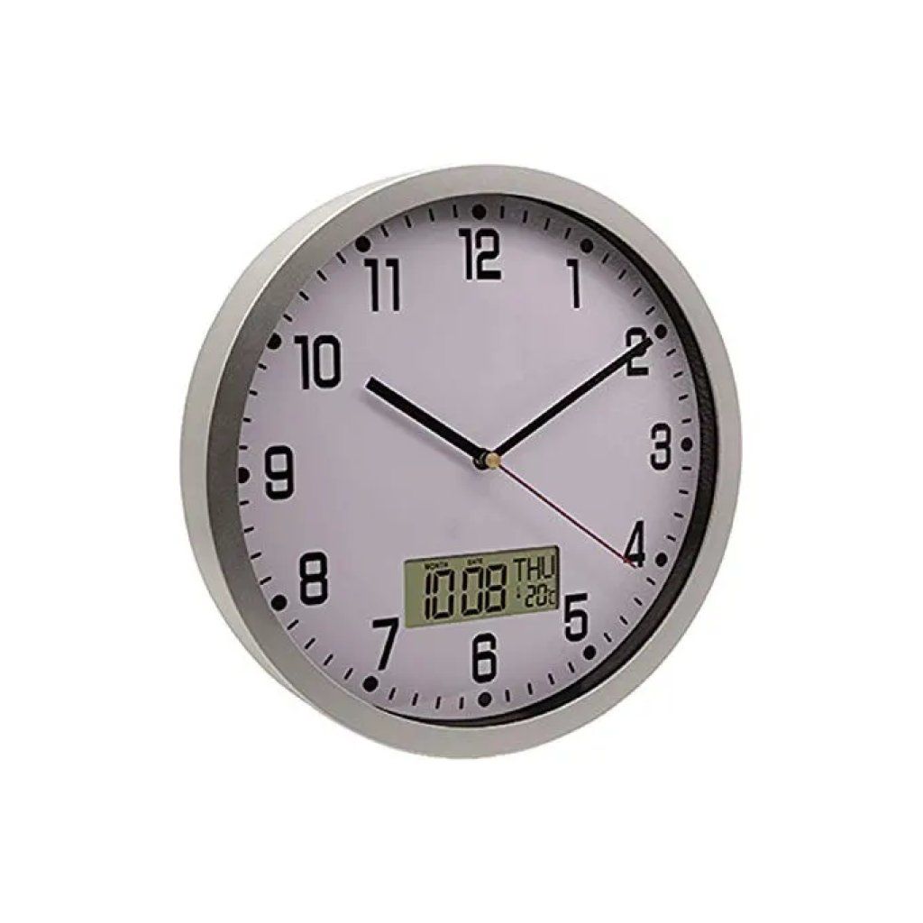VIGOR-BLINKY Orologio da Parete Vigor Dali con Display LCD, 25 cm