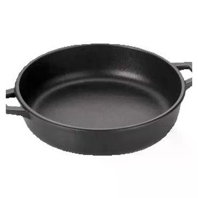 ANTIK ARS Tegame antiaderente ANTIK ARS Linea Nera 16 cm con 2 manici