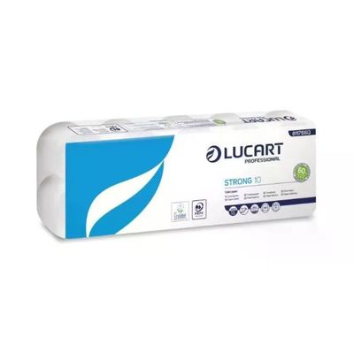 Lucart Strong Carta Igienica 2 Veli, Confezione da 10 Rotoli